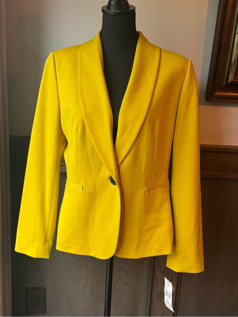 9 & Co. Women's Blazer Jacket in citrine nwt 12